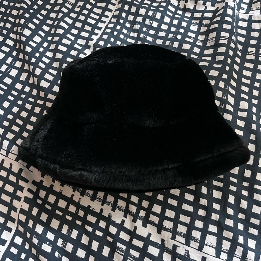 Vintage Faux Fur Bucket Hat